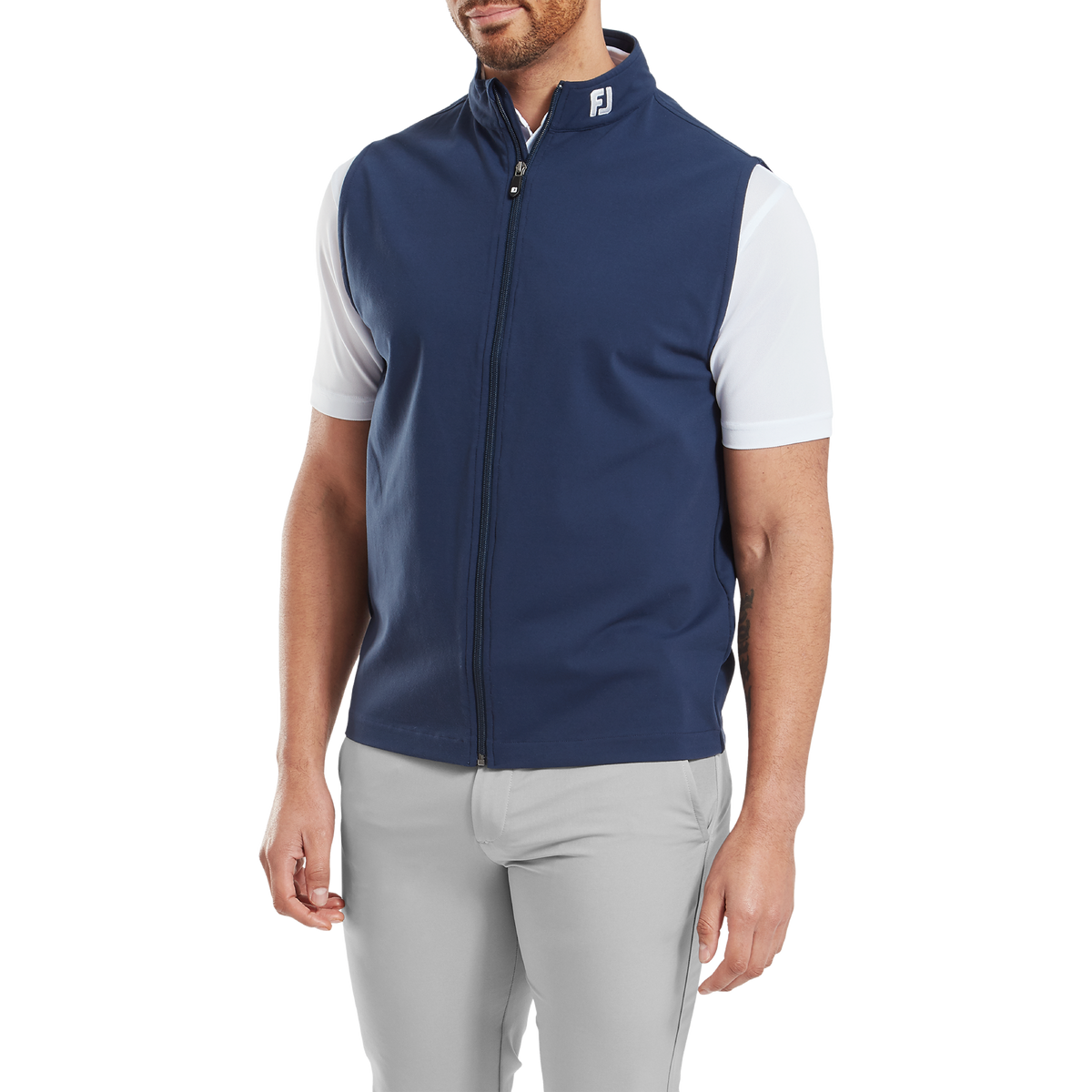 FootJoy Full-Zip Knit Vest Navy