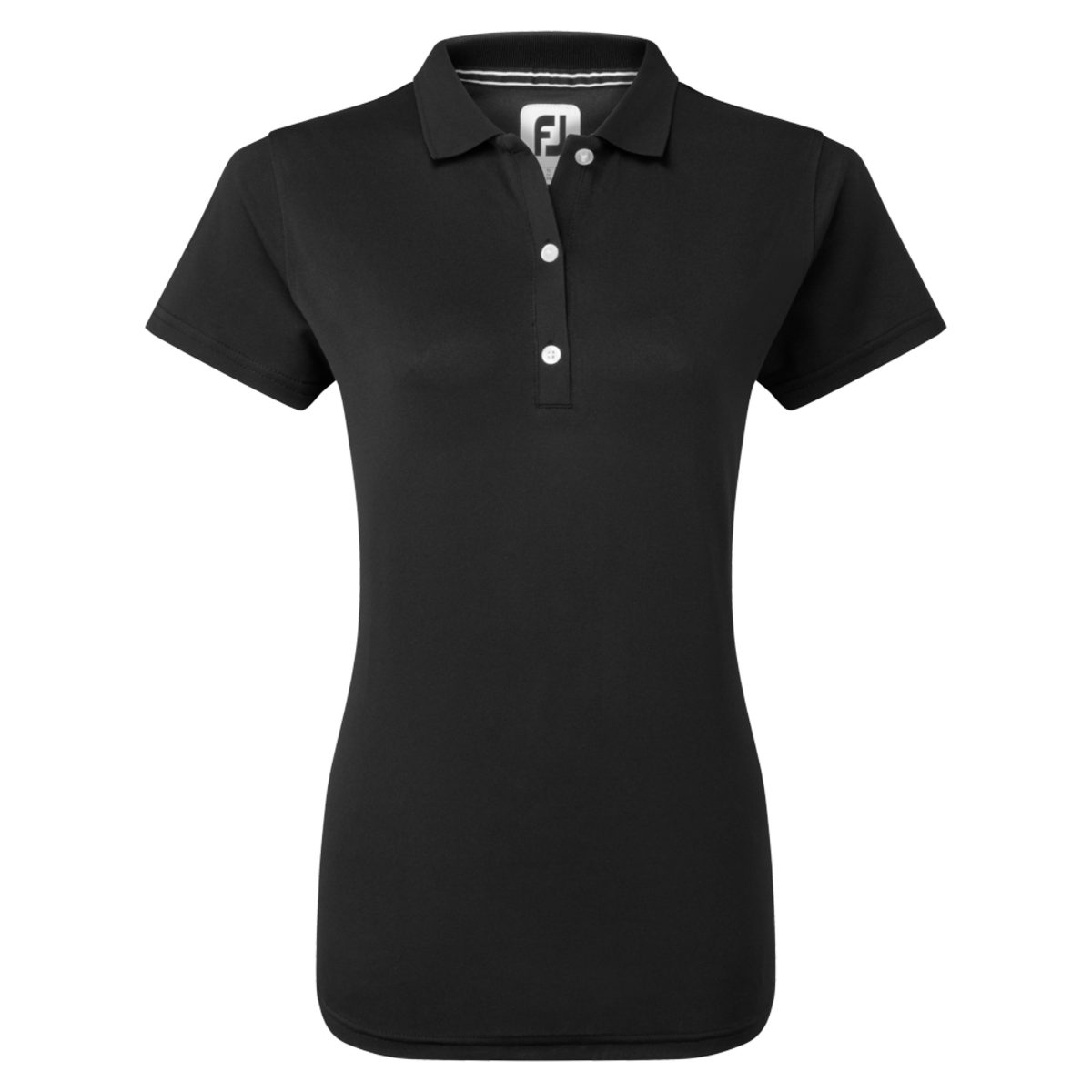 FootJoy Stretch Pique Solid Dames Black