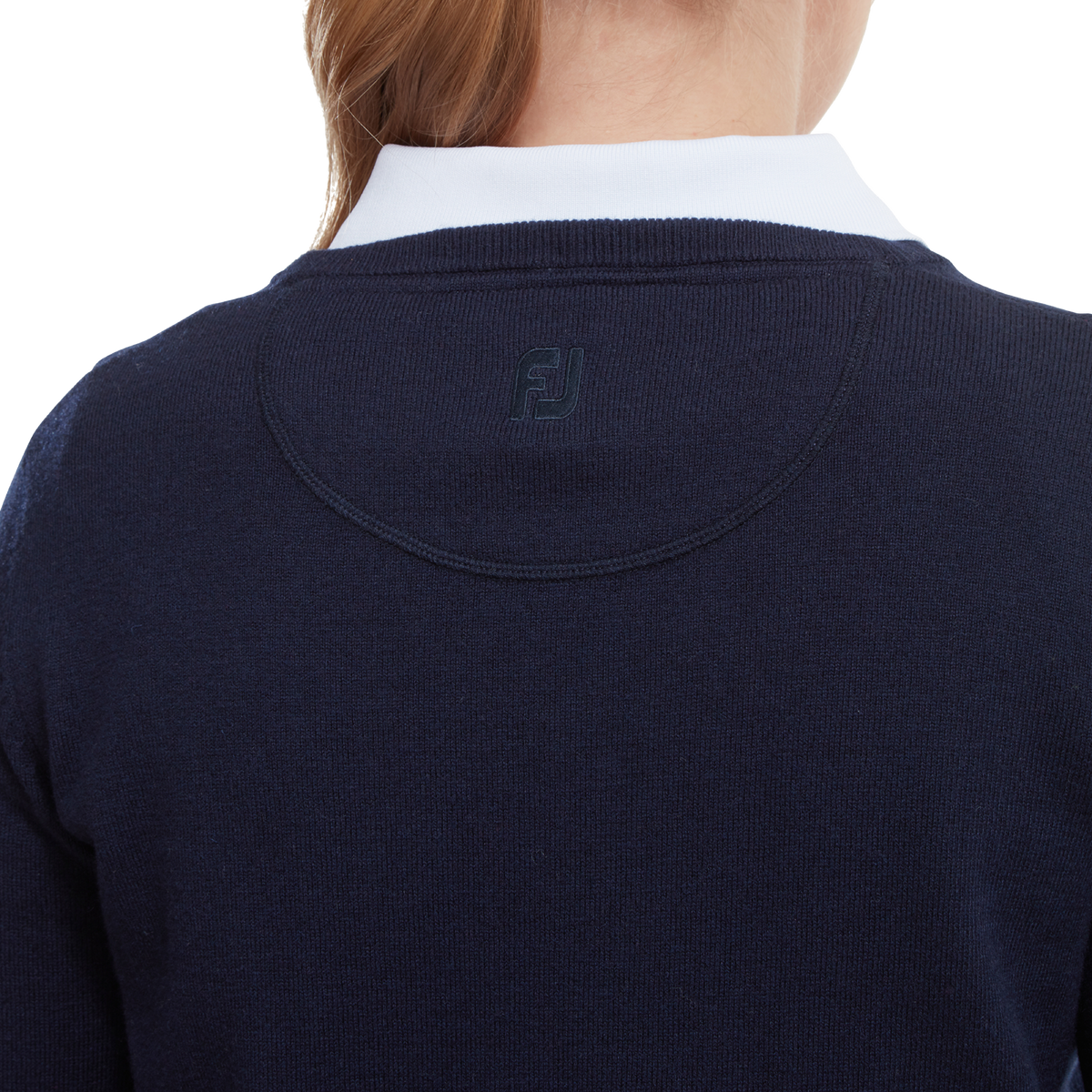 V-Neck Navy Dames