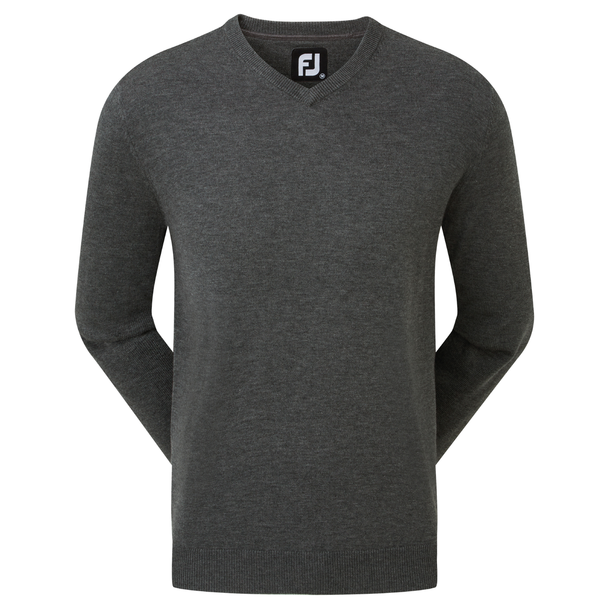 V-Neck Heather Charcoal