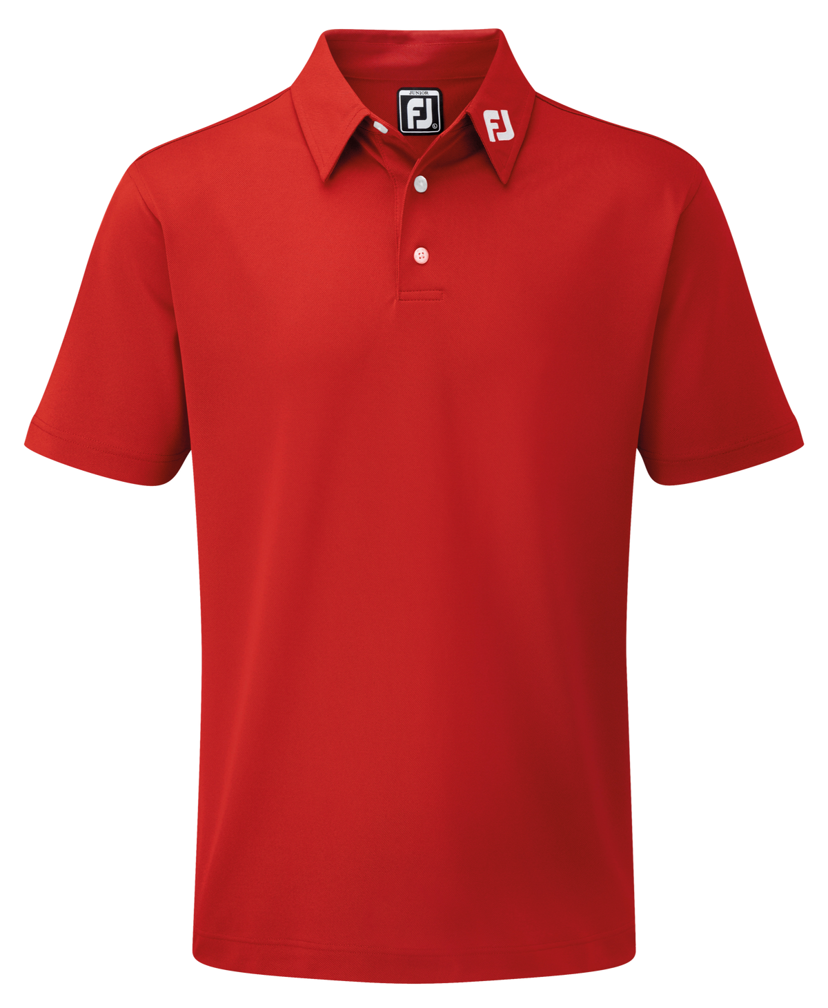 FootJoy Stretch Pique Solid Junior Red