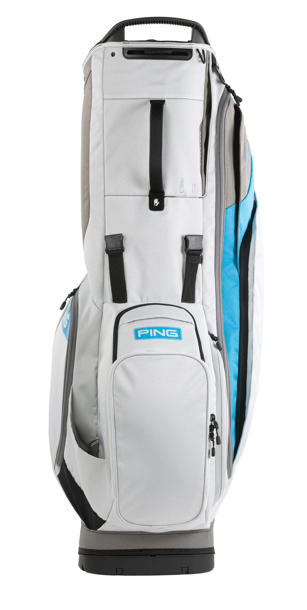 Ping Hoofer Standbag - Light Grey/Blue/Graphite