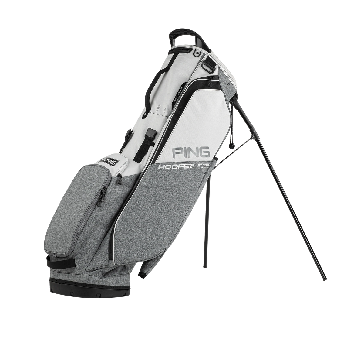 Ping Hoofer Lite Standbag - Heather Grey/Platinum/Black