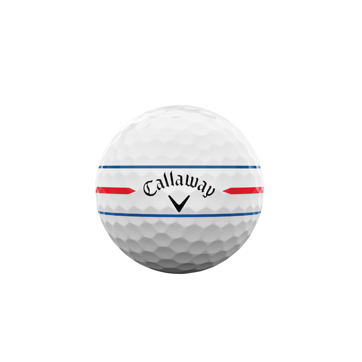 Callaway Chrome Soft 360 Triple Track wit — vooraanzicht