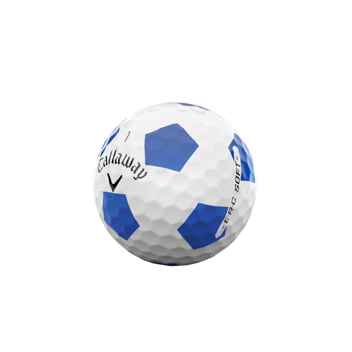 Callaway E.R.C. Soft Truvis wit/blauw - driekwart