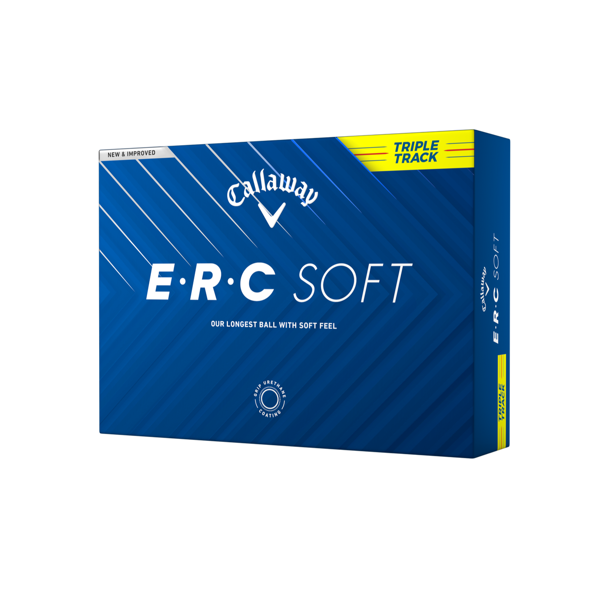 Callaway E.R.C. Soft Triple Track geel - doos