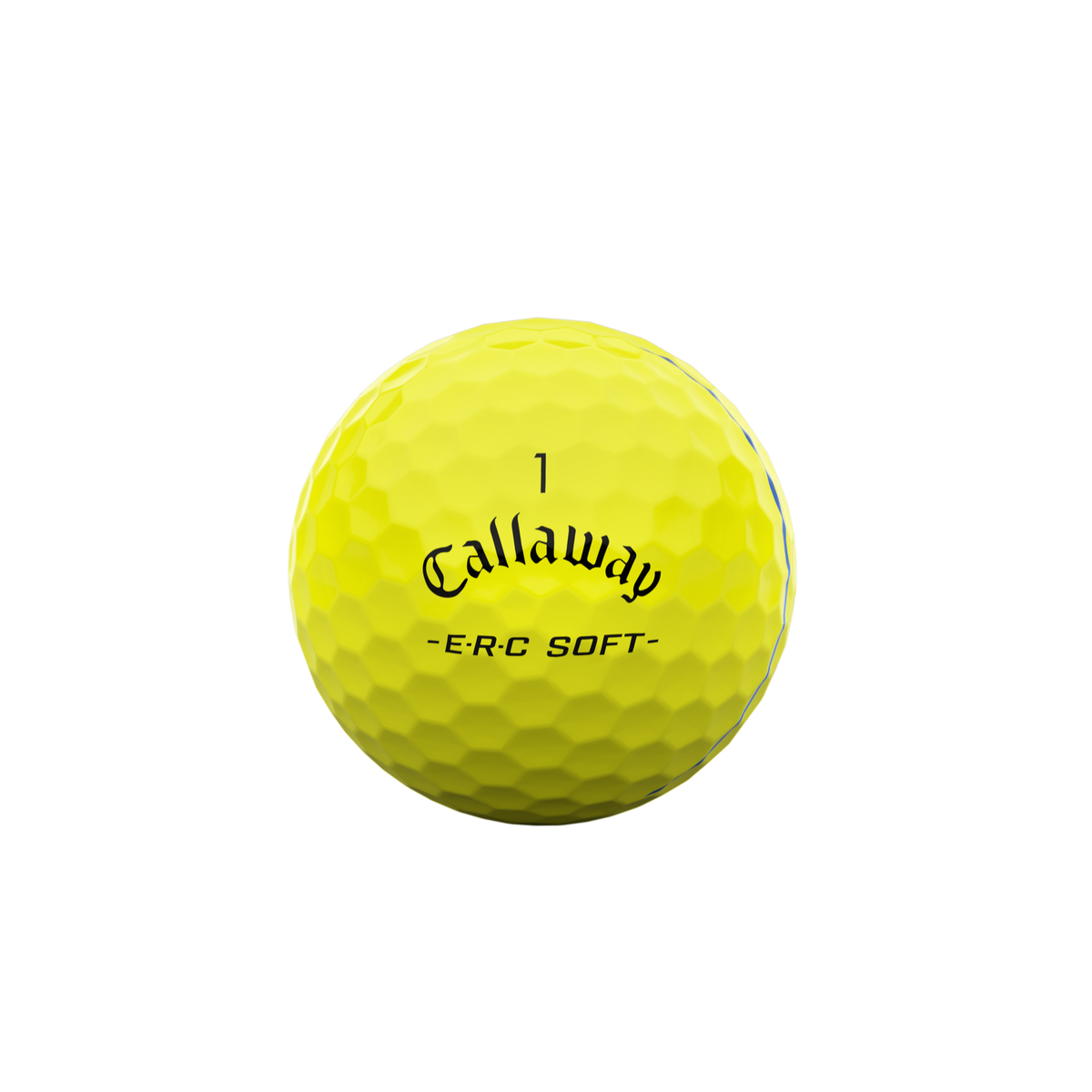 Callaway E.R.C. Soft Triple Track geel - vooraanzicht