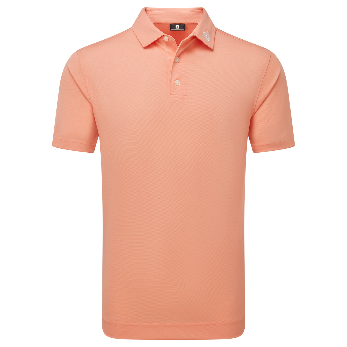 FootJoy Stretch Pique Solid Heren - Papaya