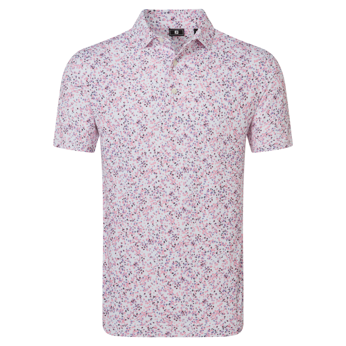 Watercolour Floral White/Pink Pop/Black voor