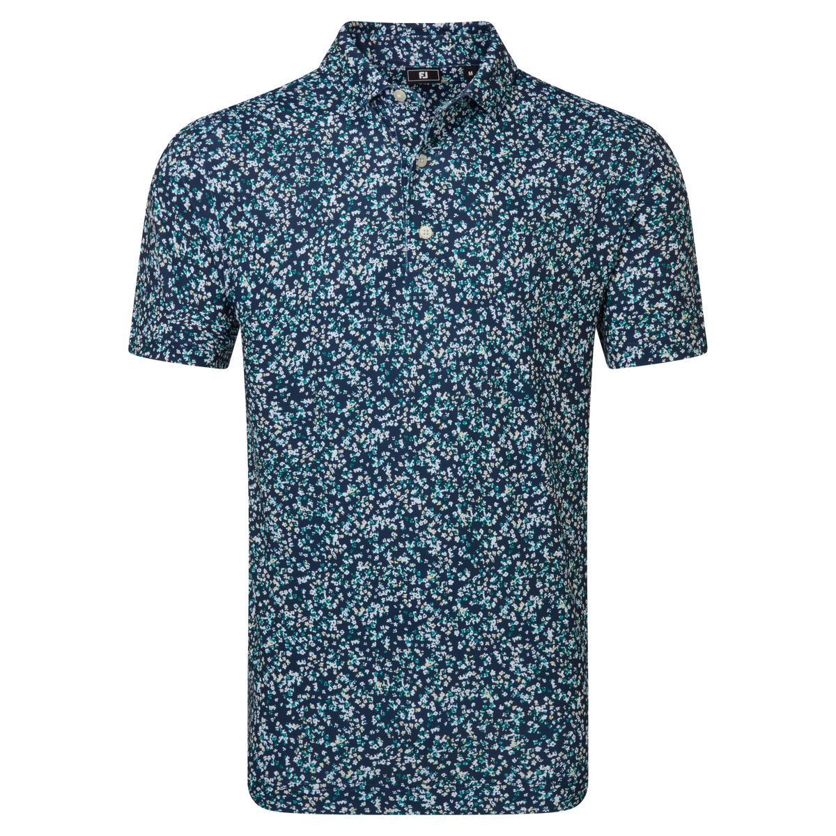Watercolour Floral Navy/Sunshine/Field Green voor