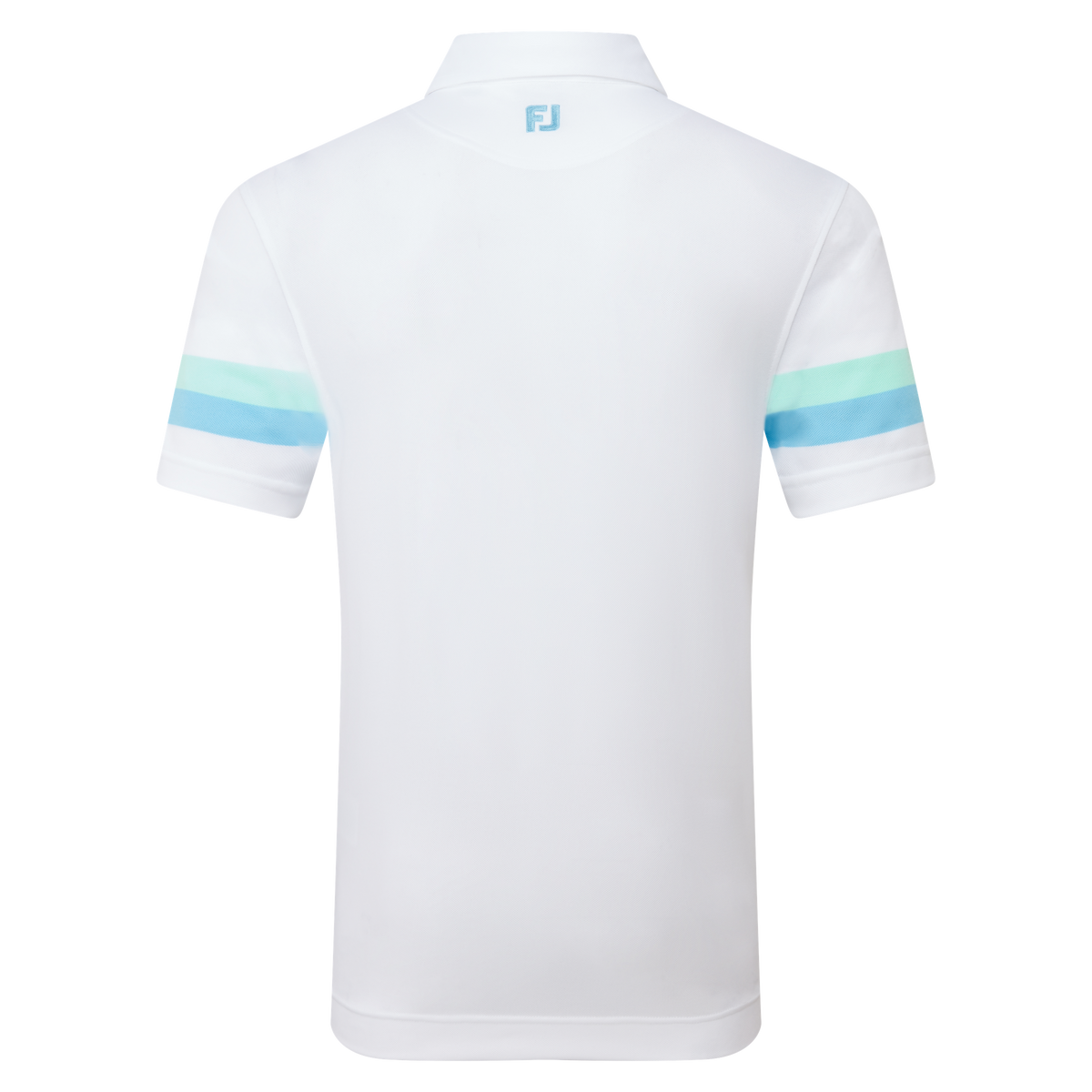 Sleeve Stripe White/Blue Reef/Sea Glass achter