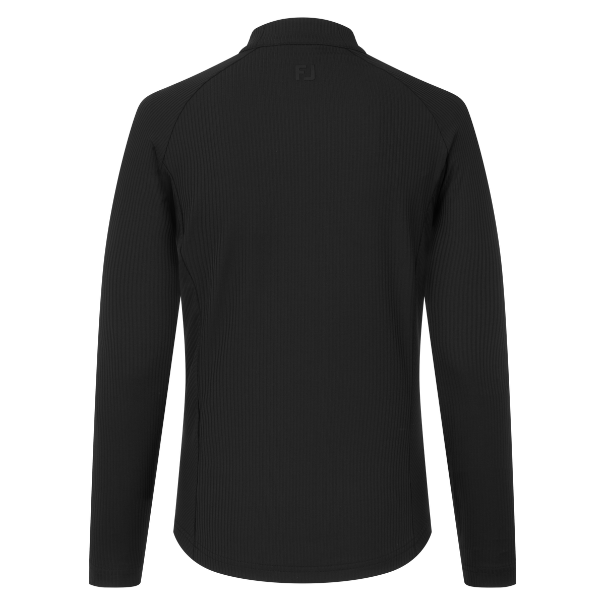 Rib Midlayer Black achter