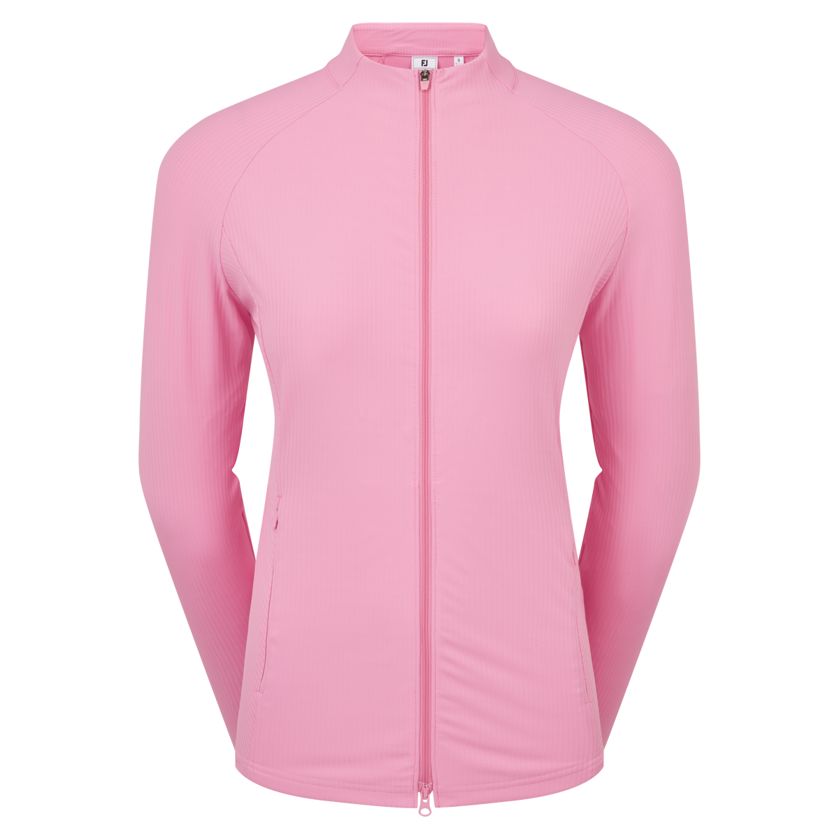 Rib Midlayer Mid Pink voor