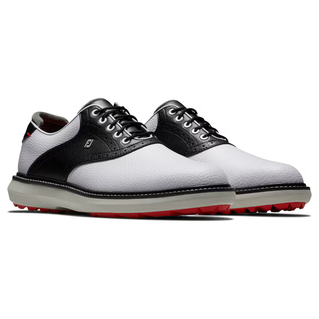 FootJoy Traditions S/V White/Black/Grey