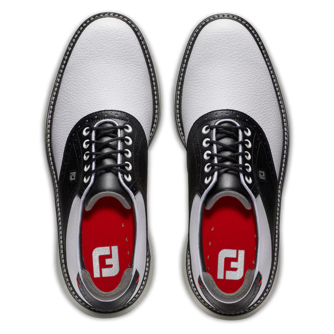 FootJoy Traditions S/V White/Black/Grey