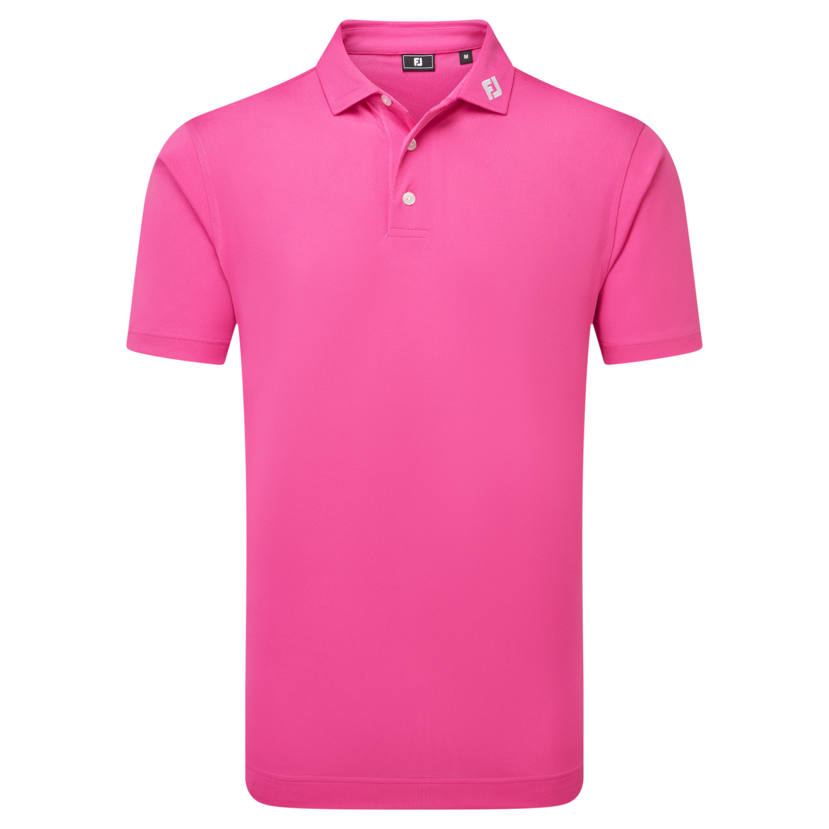 FootJoy Stretch Pique Solid Heren - Hot Pink