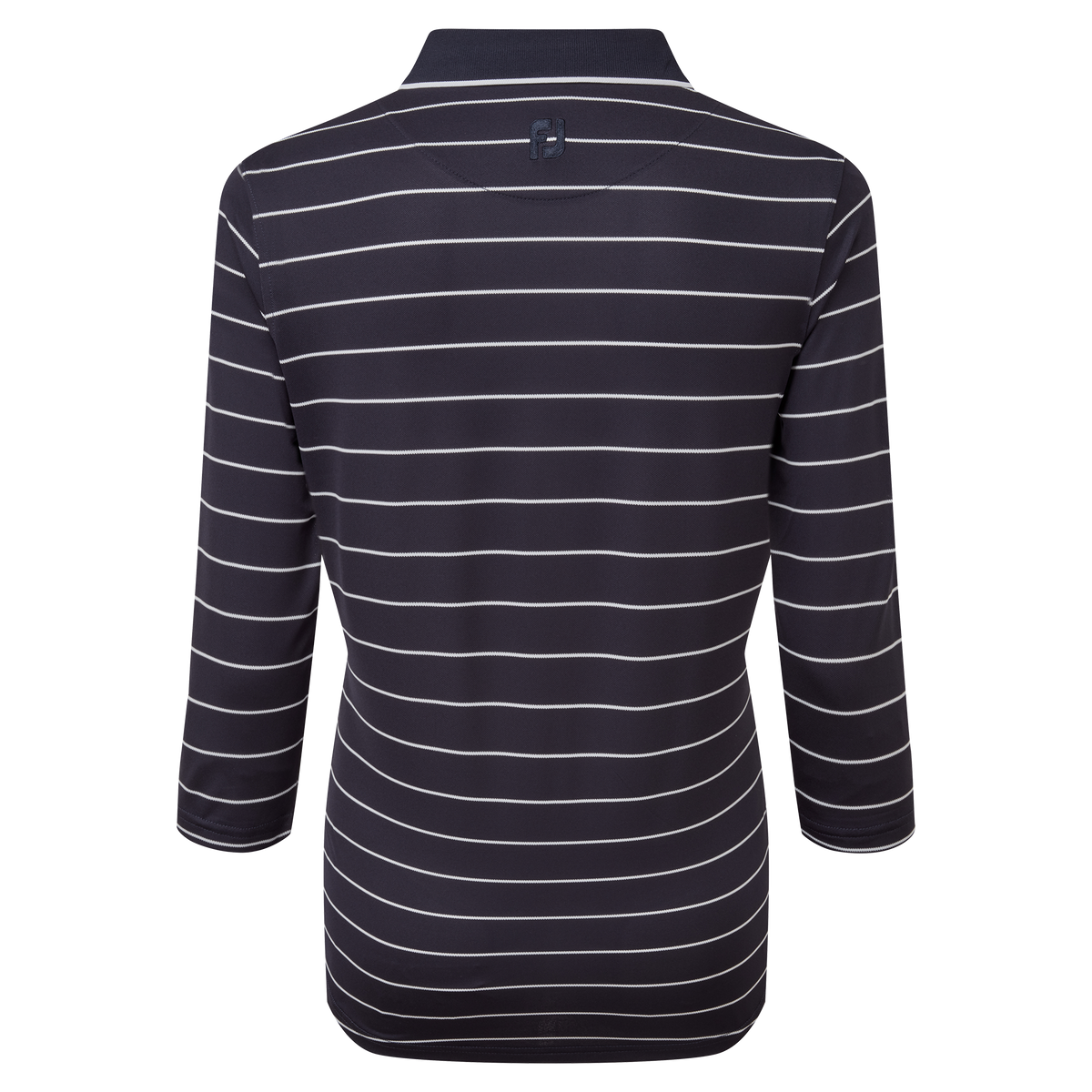 FootJoy polo 3/4 Sleeve Pinstripe Pique