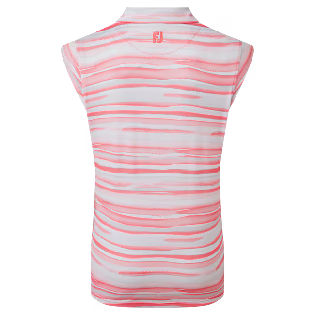 Dames - Footjoy - Cap Sleeve Watercolour Print Lisle