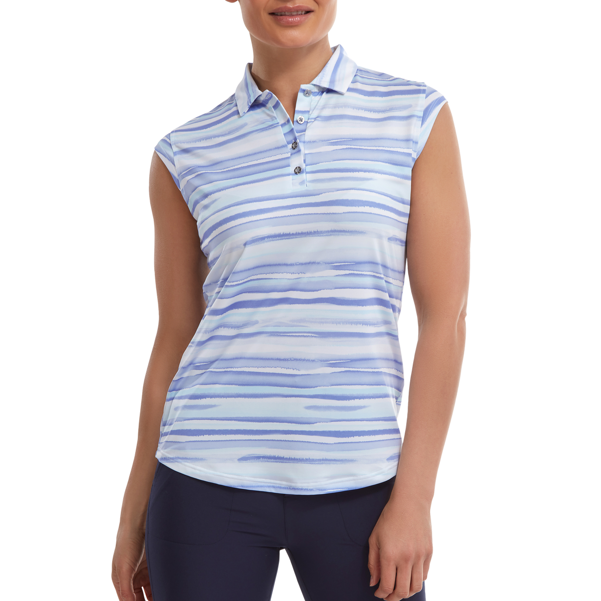 FootJoy Cap sleeve waterprint Watercolour Print Lisle