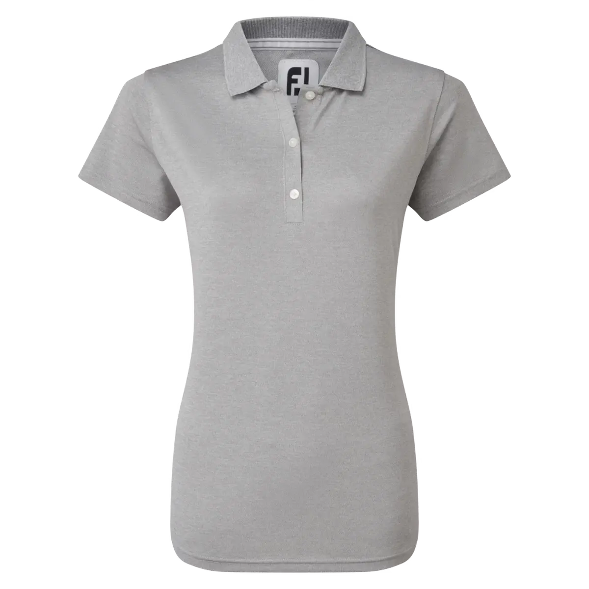 FootJoy Stretch Pique Solid Dames Heather Grey