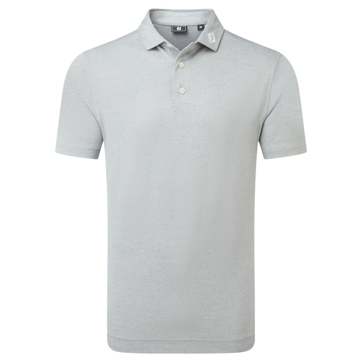 FootJoy Stretch Pique Solid Heren - Heather grey