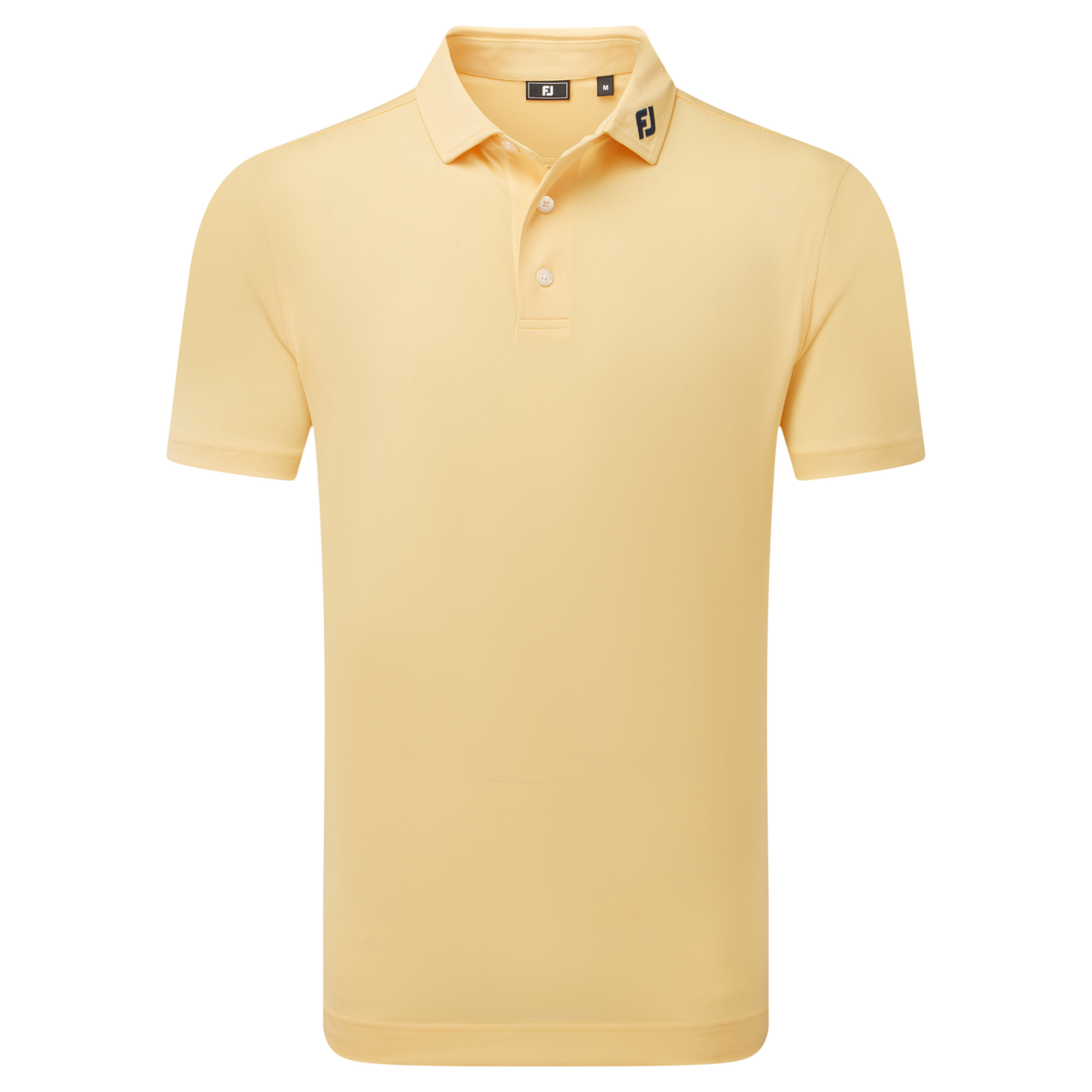FootJoy Stretch Pique Solid Heren - Yellow