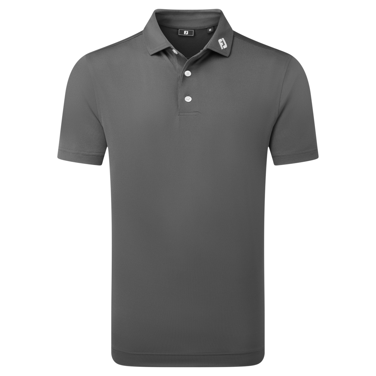 FootJoy Stretch Pique Solid Heren - Charcoal