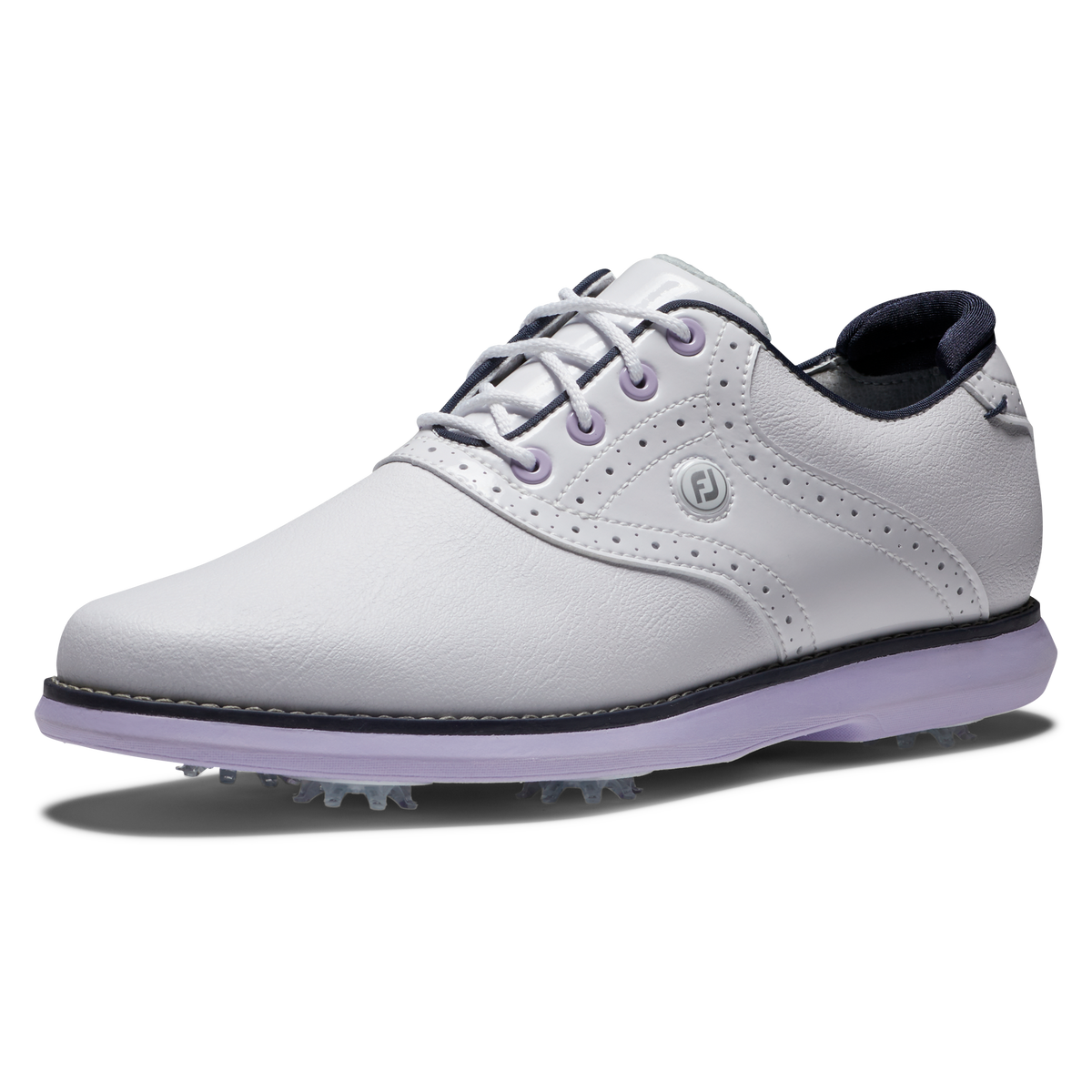 FootJoy Traditions Dames White/Navy/Purple - afbeelding 1