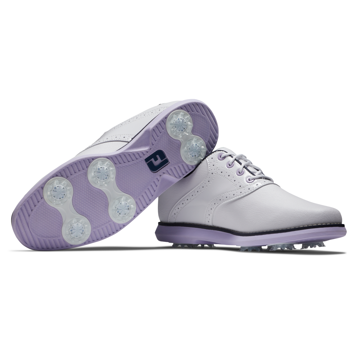 FootJoy Traditions Dames White/Navy/Purple - afbeelding 6