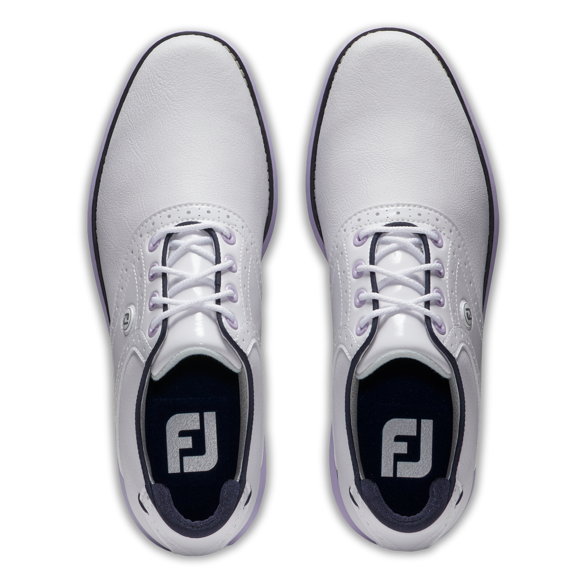 FootJoy Traditions Dames White/Navy/Purple - afbeelding 7