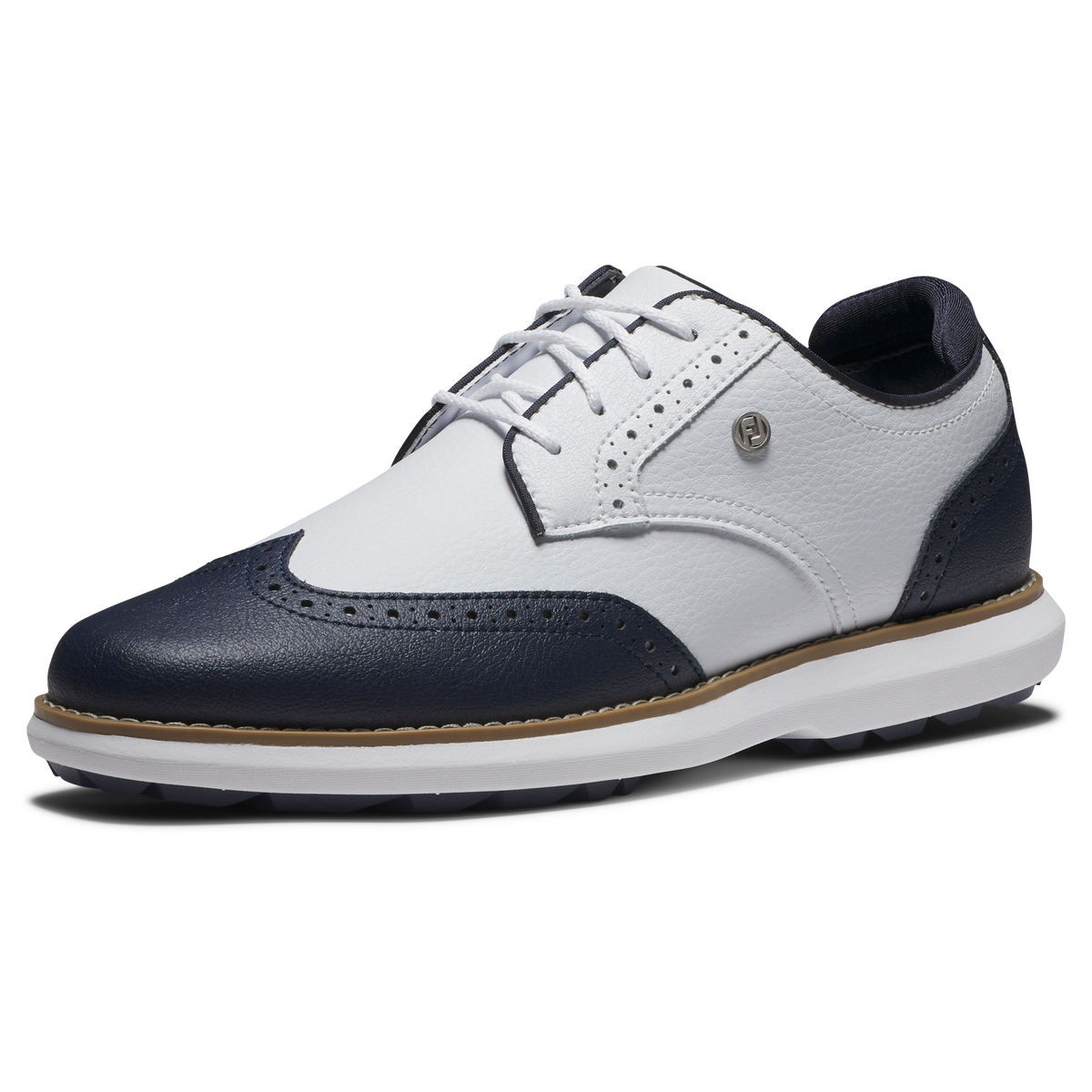 FootJoy Traditions Spikeless White/Navy/White - Dames - 00