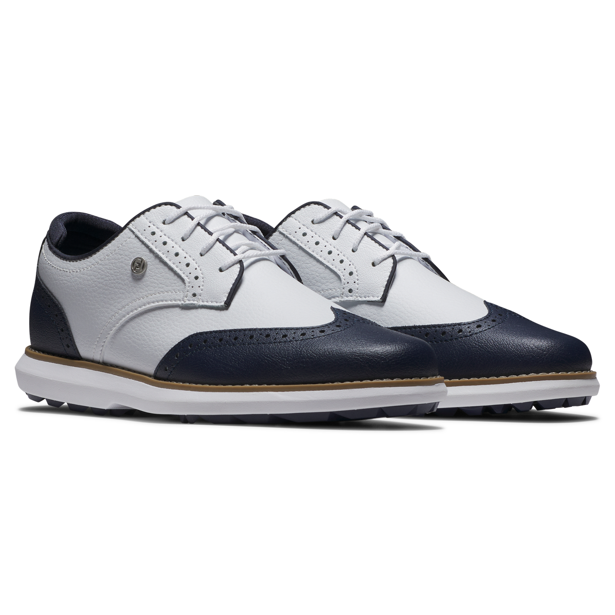 FootJoy Traditions Spikeless White/Navy/White - Dames - 04