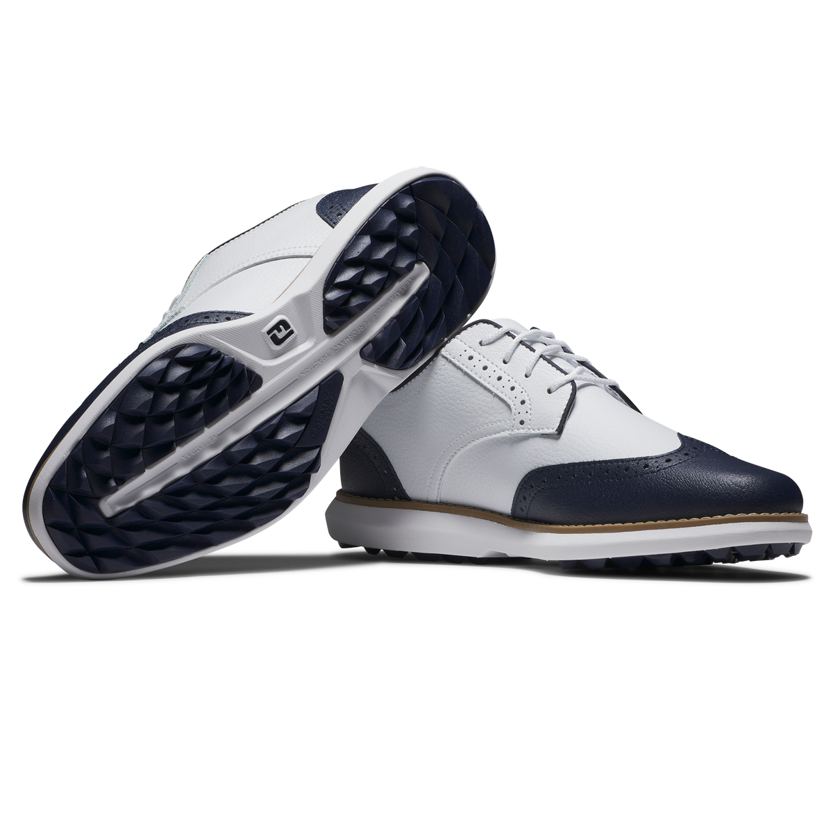 FootJoy Traditions Spikeless White/Navy/White - Dames - 05