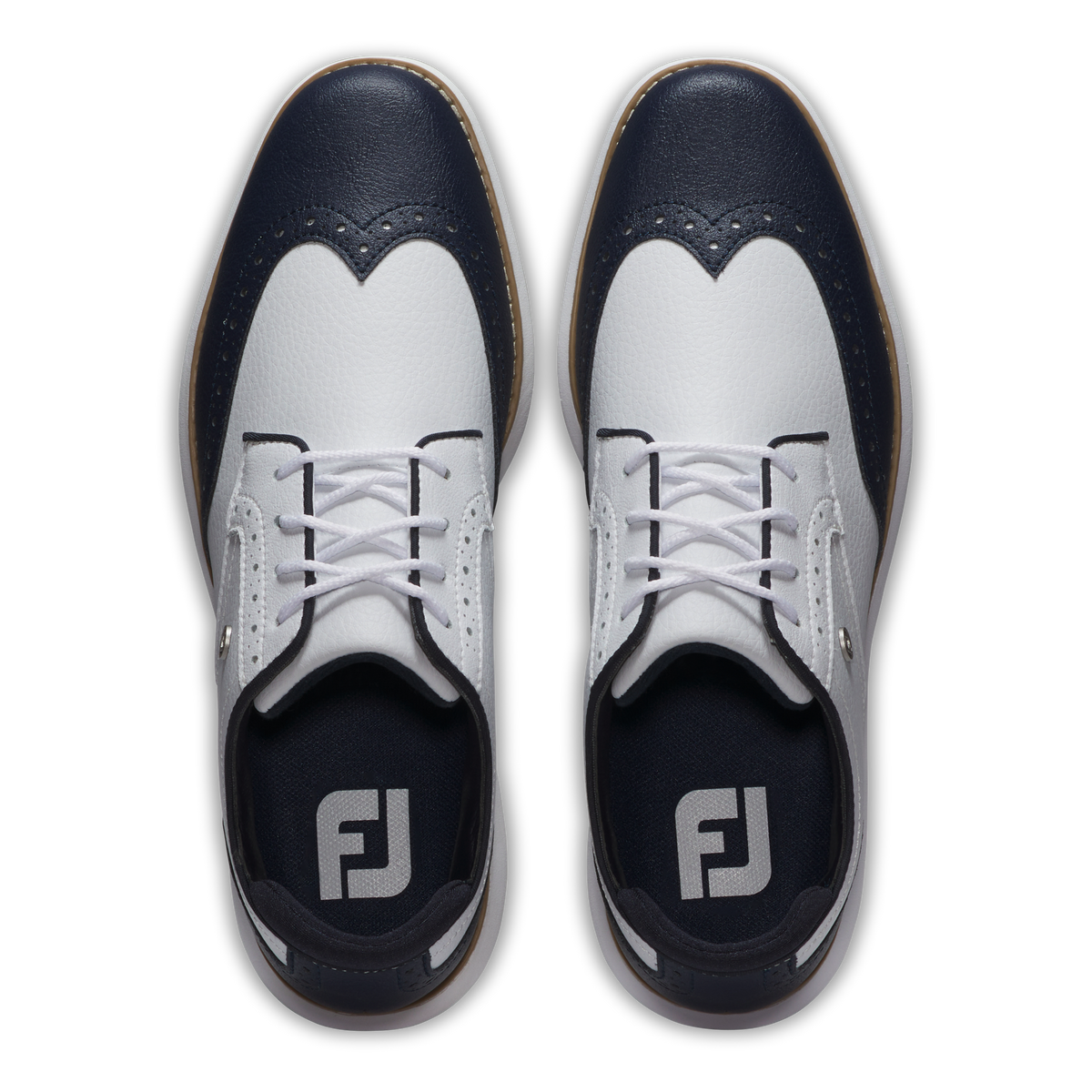 FootJoy Traditions Spikeless White/Navy/White - Dames - 06