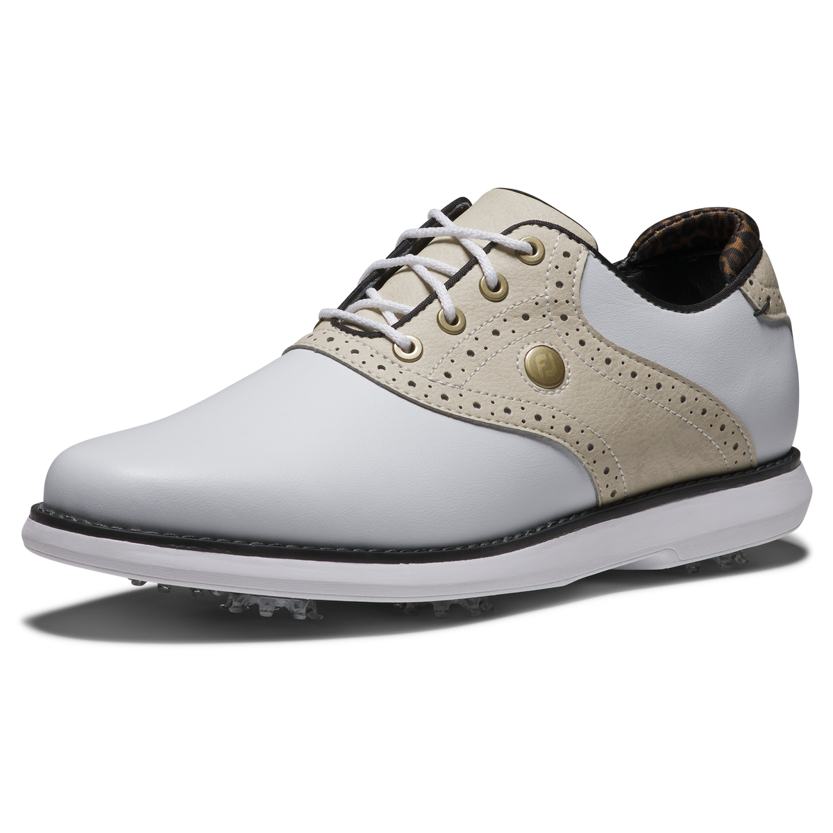 FootJoy Traditions Dames White/Tan/Black - afbeelding 1