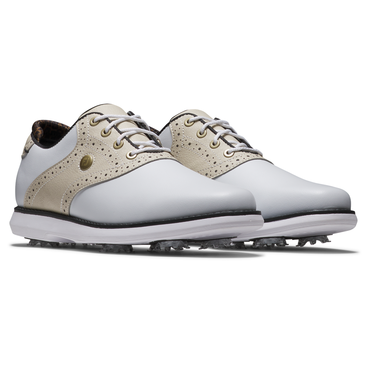 FootJoy Traditions Dames White/Tan/Black - afbeelding 5