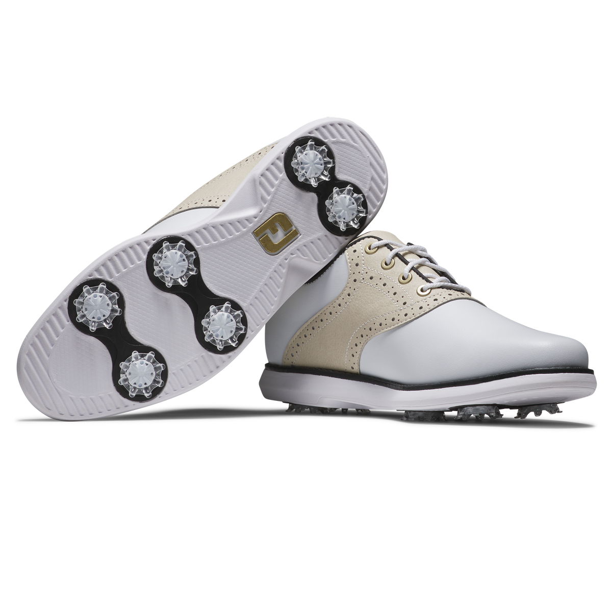 FootJoy Traditions Dames White/Tan/Black - afbeelding 6