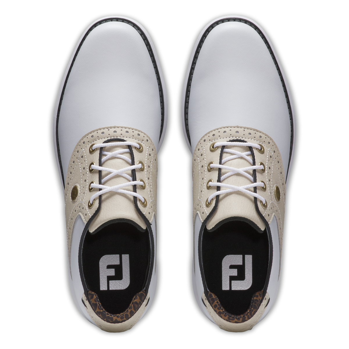 FootJoy Traditions Dames White/Tan/Black - afbeelding 7
