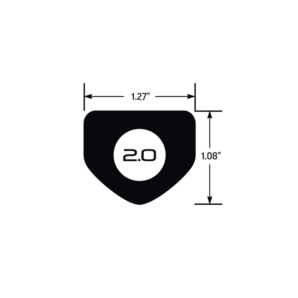 SuperStroke Zenergy Flatso 2.0 puttergrip - vooraanzicht