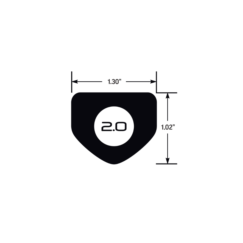 SuperStroke Zenergy XL Flatso 2.0+Plus puttergrip - vooraanzicht
