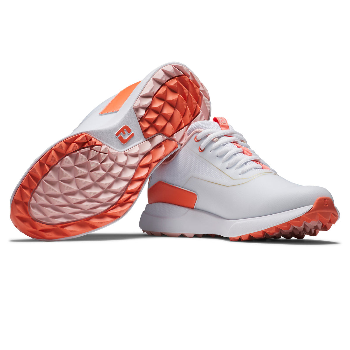 FootJoy Performa White/White/Coral - Dames