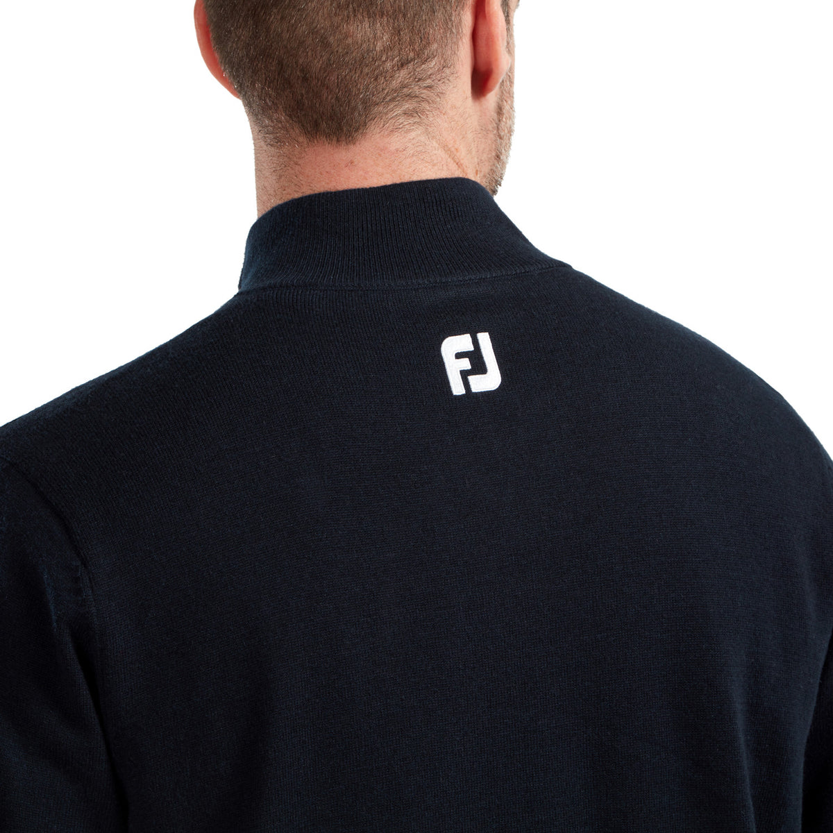 FootJoy woolblend 1/2 zip Woolblnd Lined Nvy