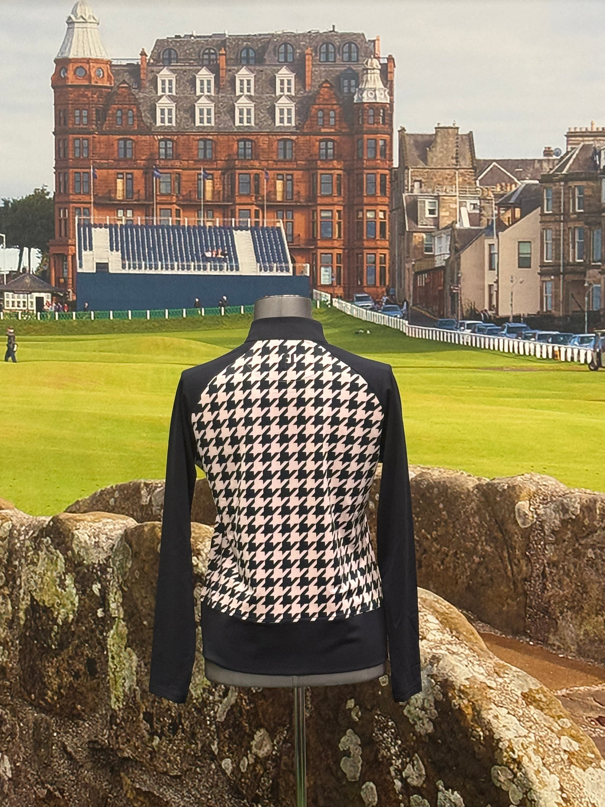 Footjoy Full-Zip Houndstooth Midlayer