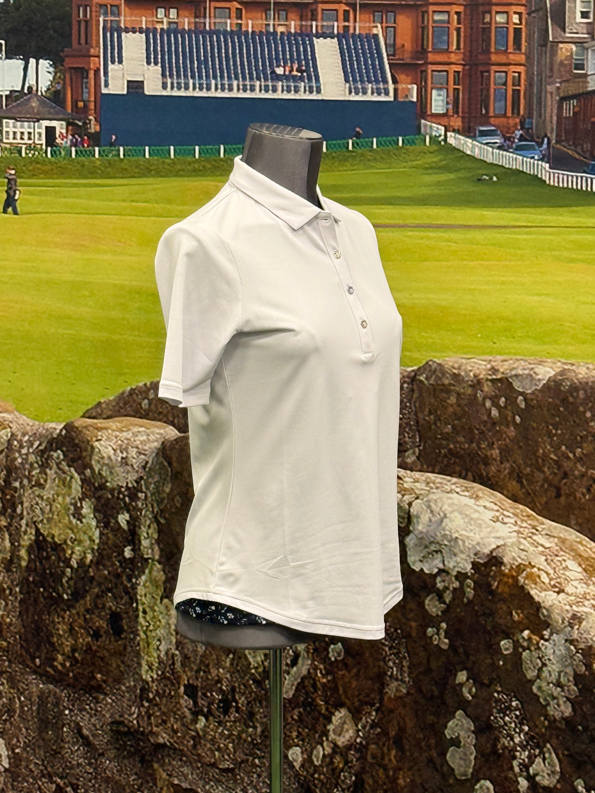 Dames - Footjoy - Ladies Half Sleeve Pique Golf Polo Shirt
