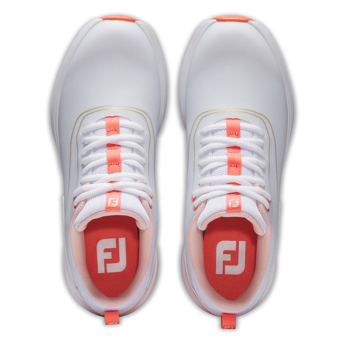 FootJoy Performa White/White/Coral - Dames