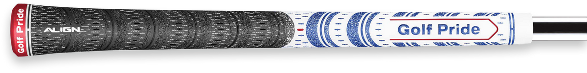 Golf Pride MCC ALIGN Red, White and Blue grip - liggend