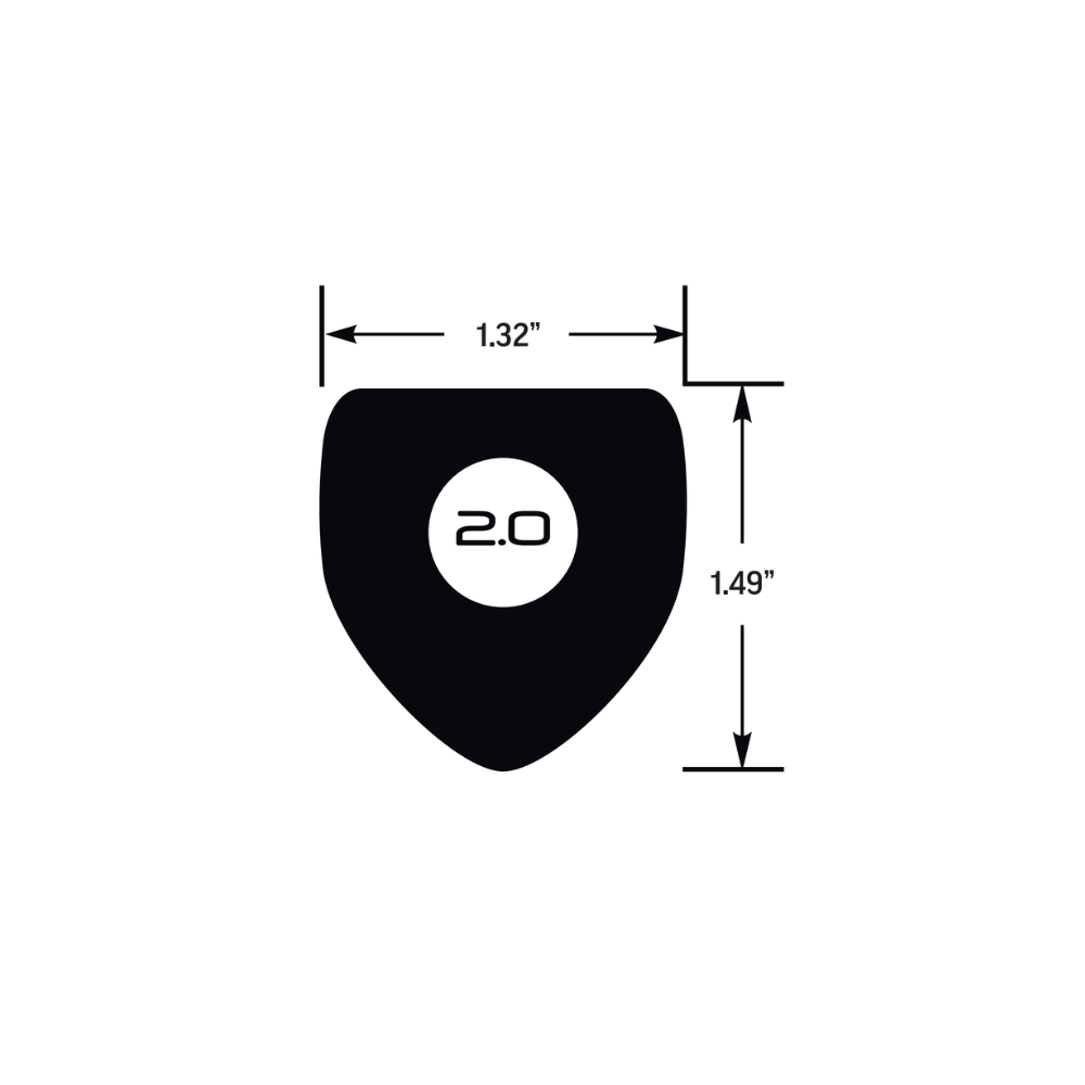SuperStroke Zenergy Pistol 2.0 puttergrip - vooraanzicht