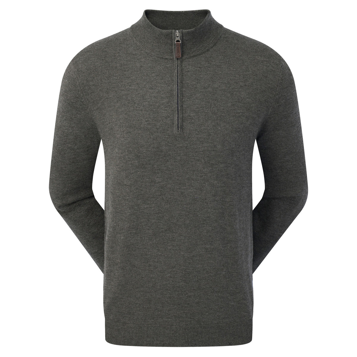 FootJoy Half-Zip Pullover Heather Charcoal