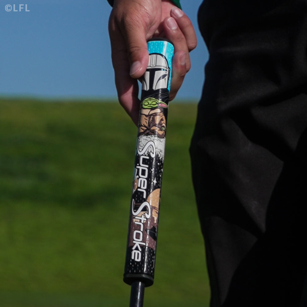 SuperStroke Star Wars The Mandalorian And Grogu puttergrip - vooraanzicht