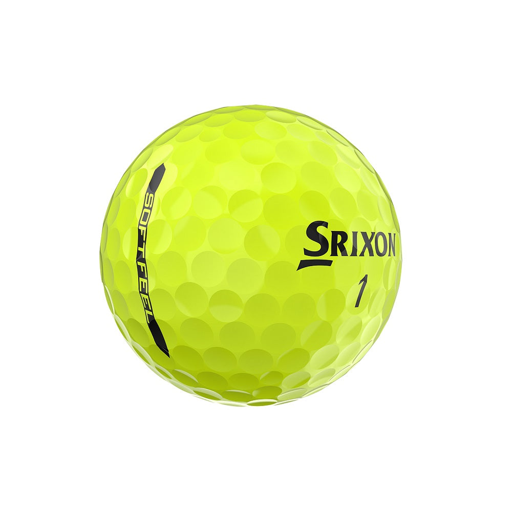 Srixon Softfeel geel golfballen